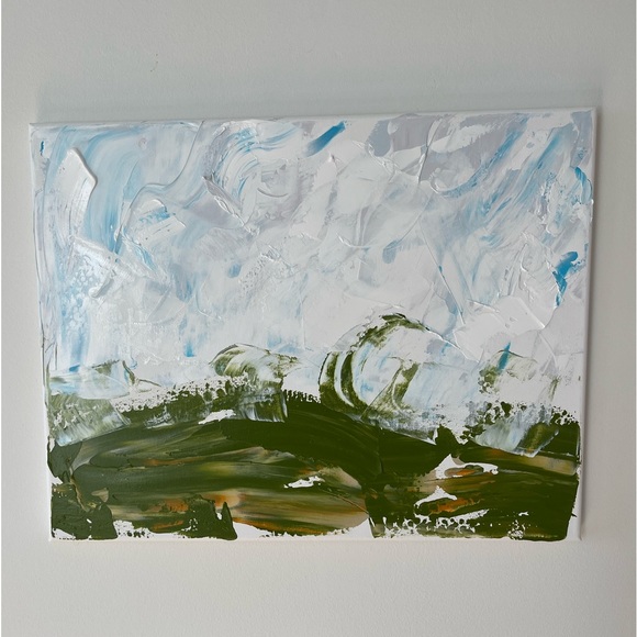 Original acrylic abstract titled - You Can’t Be Cirrus?! - Picture 3 of 12